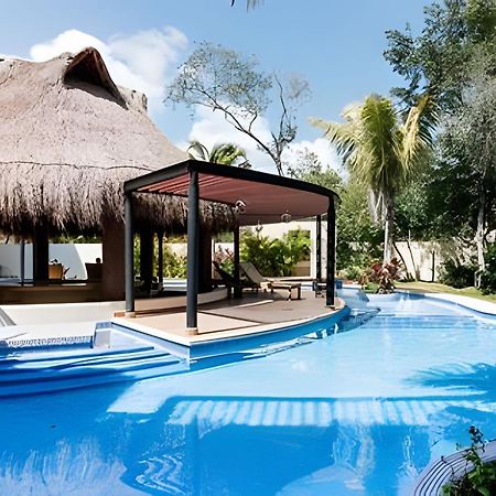 Casa De Lujo Ka'An Maya Acceso Swimup A La Piscina トゥルム エクステリア 写真