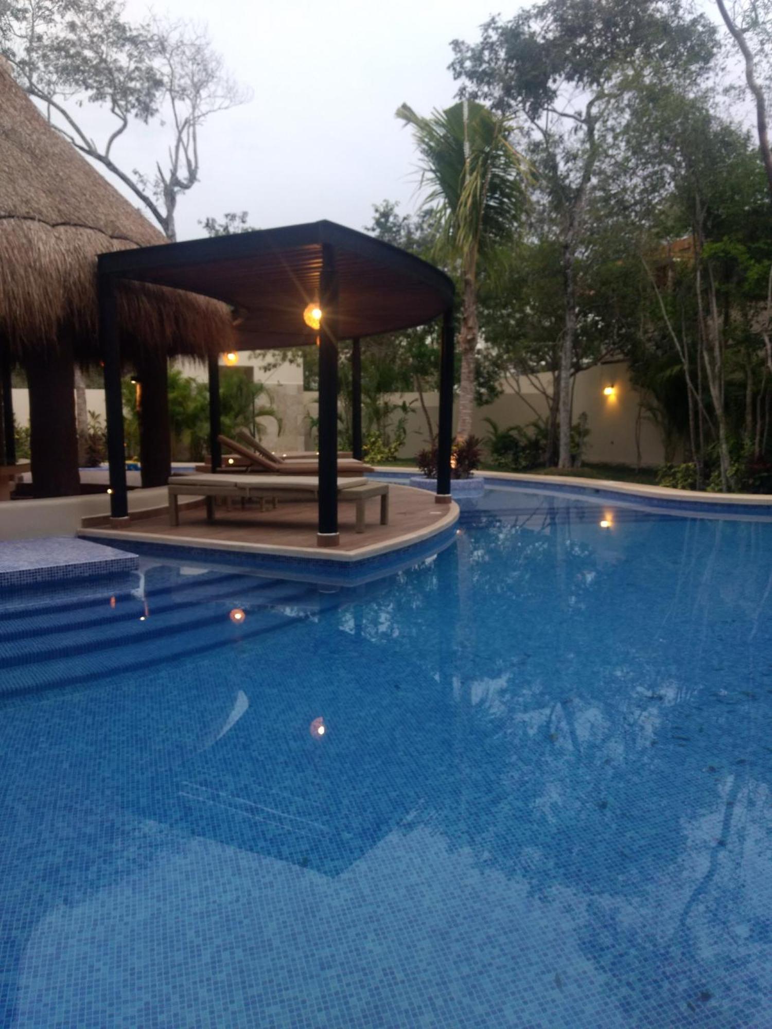 Casa De Lujo Ka'An Maya Acceso Swimup A La Piscina トゥルム エクステリア 写真