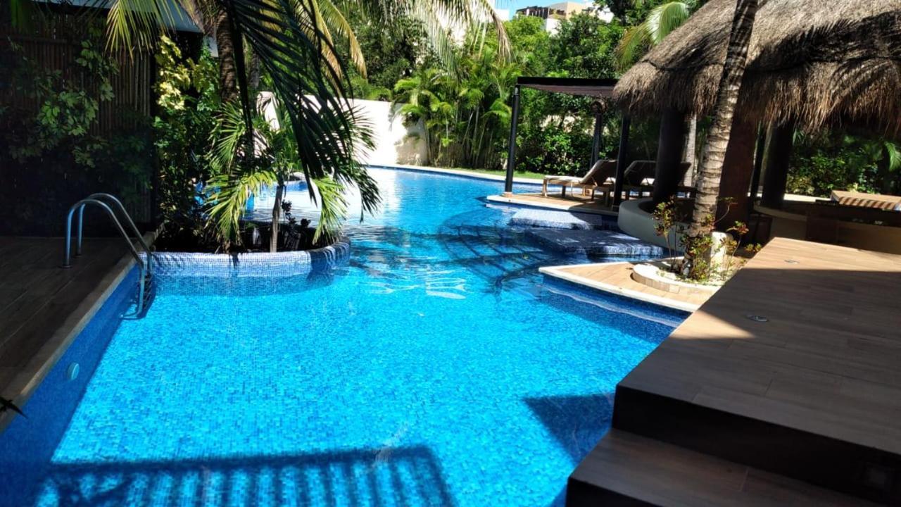 Casa De Lujo Ka'An Maya Acceso Swimup A La Piscina トゥルム エクステリア 写真